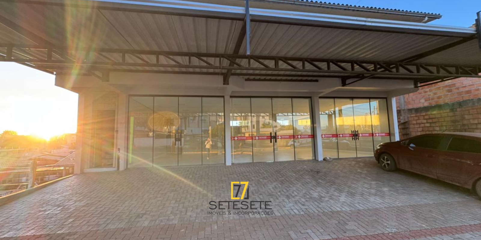 Sala comercial no centro